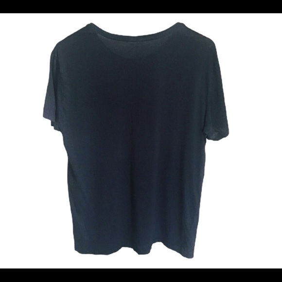 ARMANI EXCHANGE Graphic Pixel AX Print Tee With Cap Sleeves Black Size Large - Picture 8 of 9